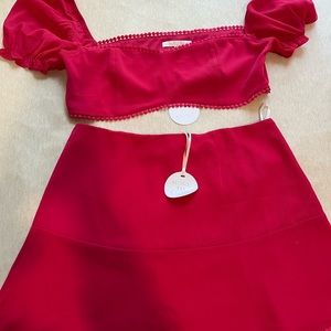 Revolve Fiona Skirt Set Size XL